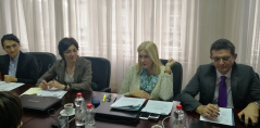 8 February 2018 Deputy Speaker Arsic and Secretary General Bulajic in meeting with UNDP/SDC representatives